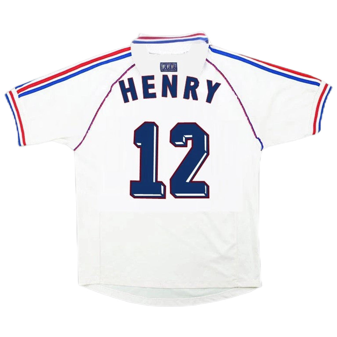 HENRY #12 Retro France Away Jersey World Cup 1998 