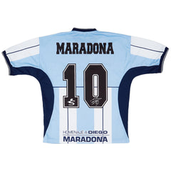 Maradona Argentina Fila Farewell Diego Testimonial Jersey 2001 