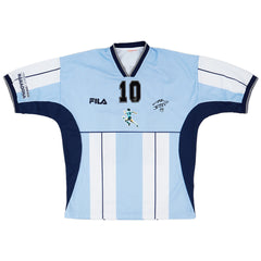 Maradona Argentina Fila Farewell Diego Testimonial Jersey 2001 