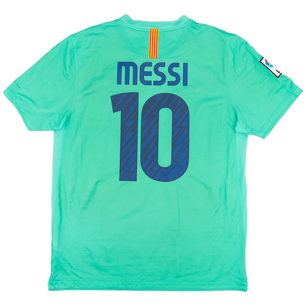 Messi #10 Retro Barcelona Away Jersey 2010/11 
