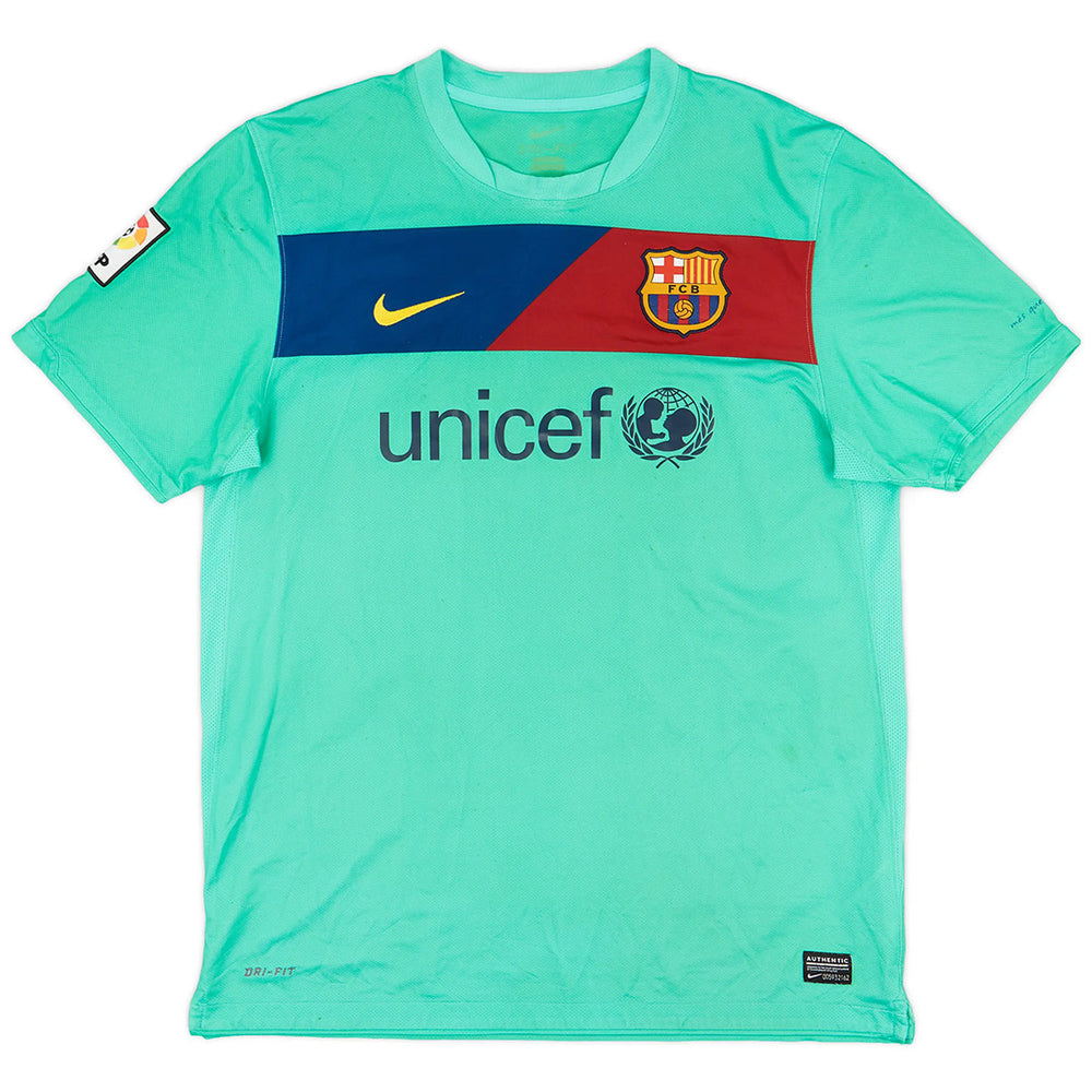 Messi #10 Retro Barcelona Away Jersey 2010/11 