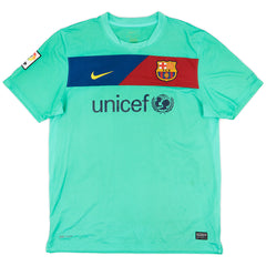 Messi #10 Retro Barcelona Away Jersey 2010/11 