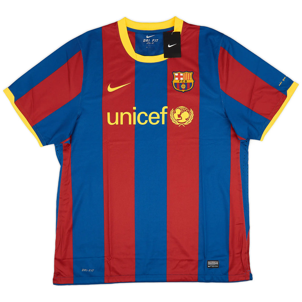Messi #10 Retro Barcelona Home Jersey 2010/11 