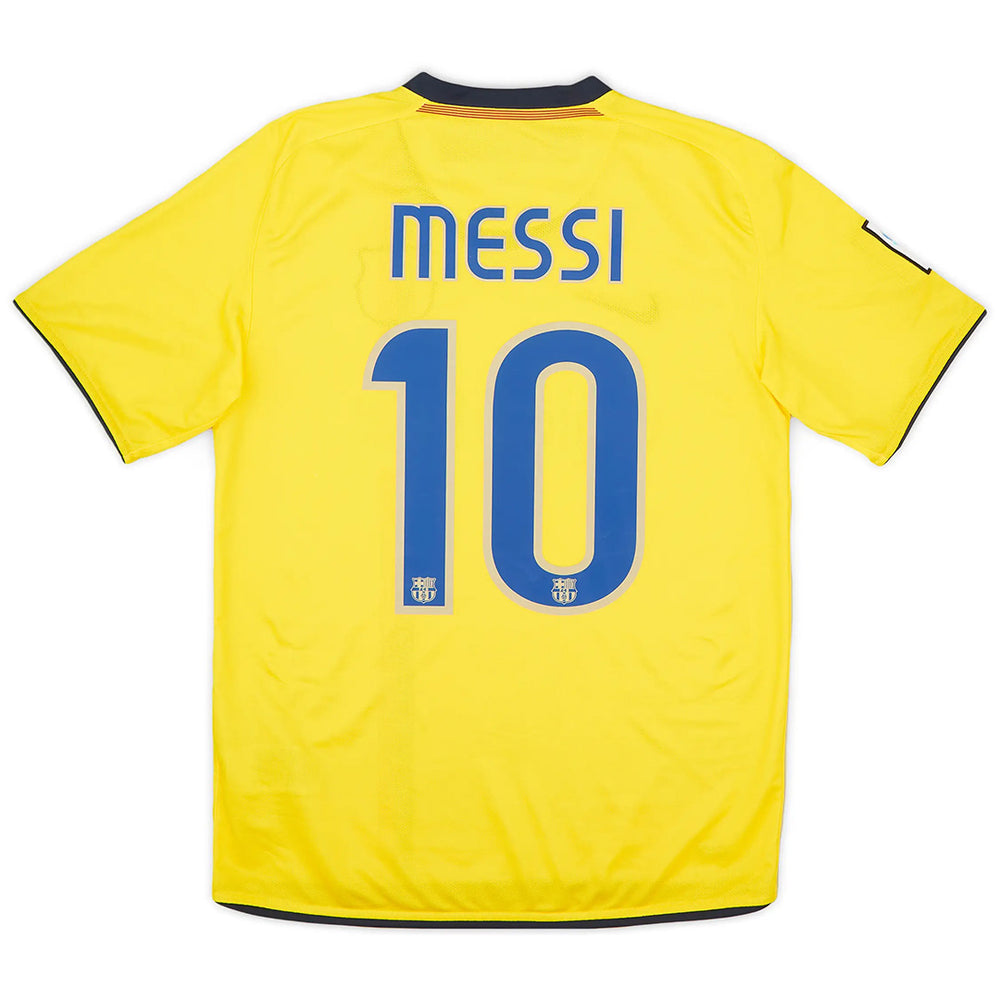 Messi #10 Retro Barcelona Away Jersey 2008/09 