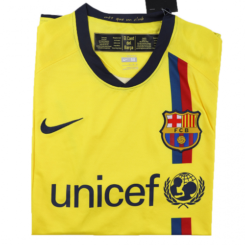 Messi #10 Retro Barcelona Away Jersey 2008/09 