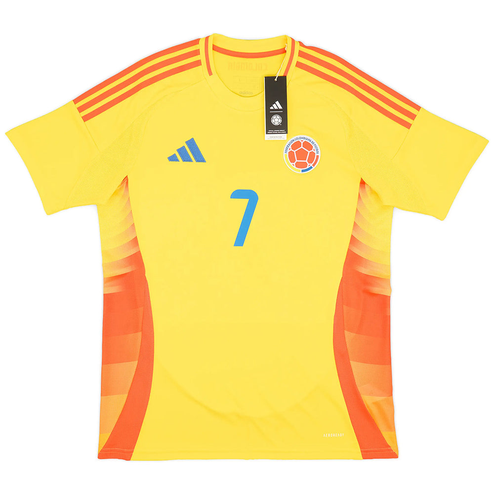 L.DÍAZ #7 Colombia Home Jersey Copa America 