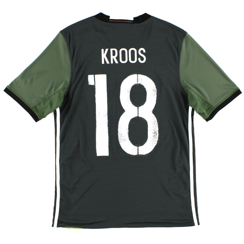 Kroos #18 Retro Germany Away Jersey 2016 