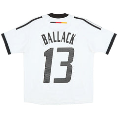 BALLACK #13 Retro Germany Home Jersey World Cup 2002 