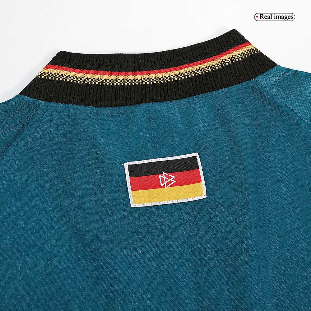 KLINSMANN #18 Retro Germany Away Jersey Euro Cup 1996 