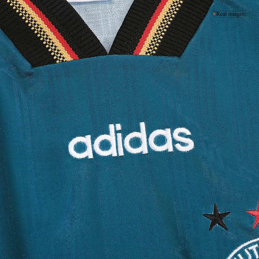 KLINSMANN #18 Retro Germany Away Jersey Euro Cup 1996 