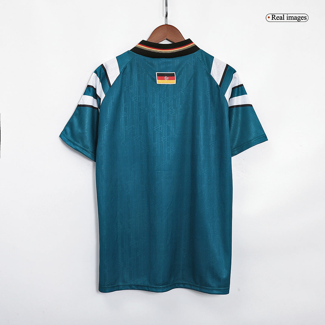 Möller #7 Retro Germany Away Jersey Euro Cup 1996 