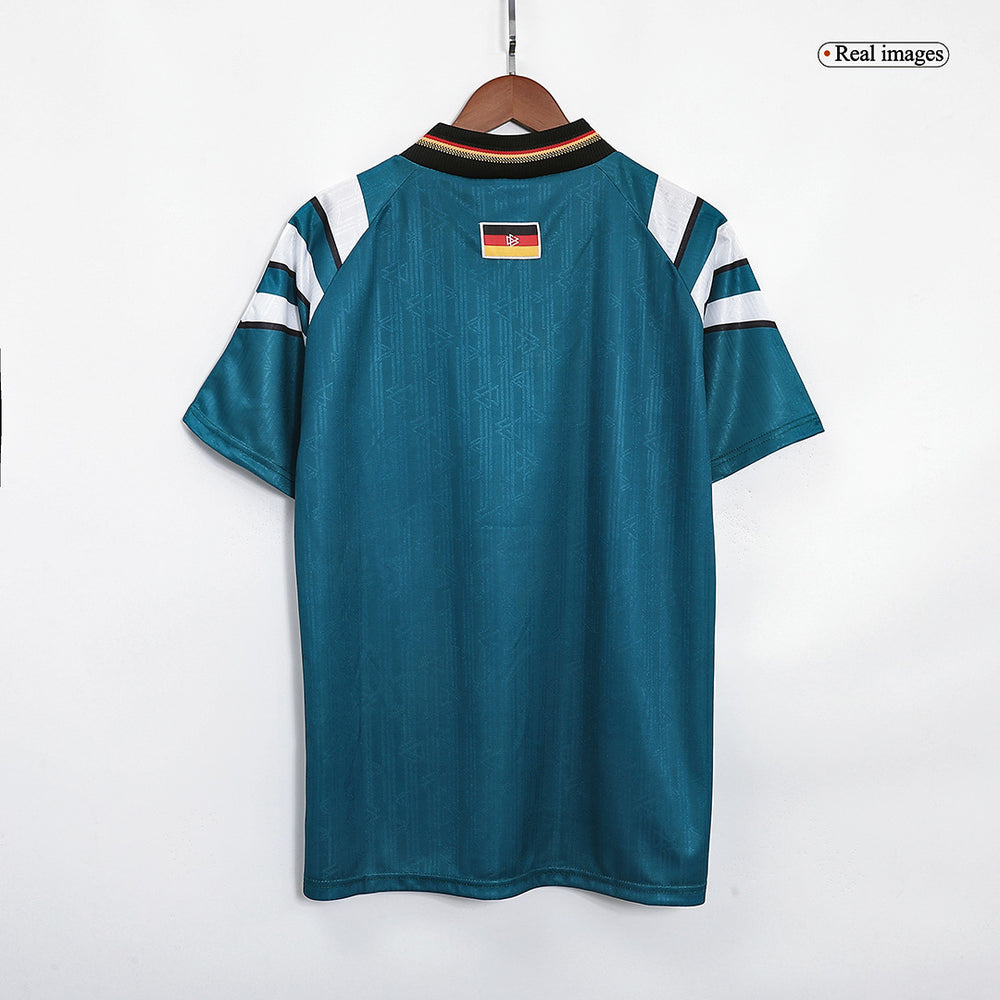 Möller #7 Retro Germany Away Jersey Euro Cup 1996 