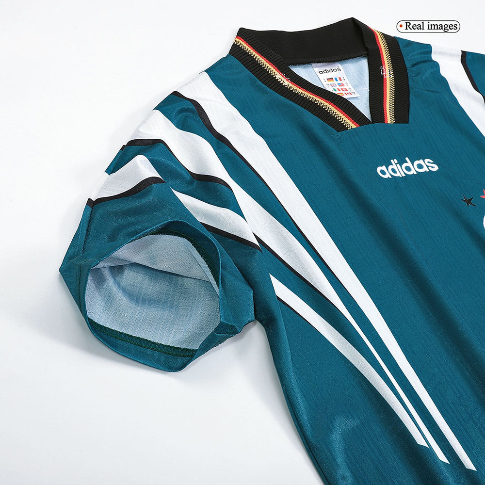 Möller #7 Retro Germany Away Jersey Euro Cup 1996 