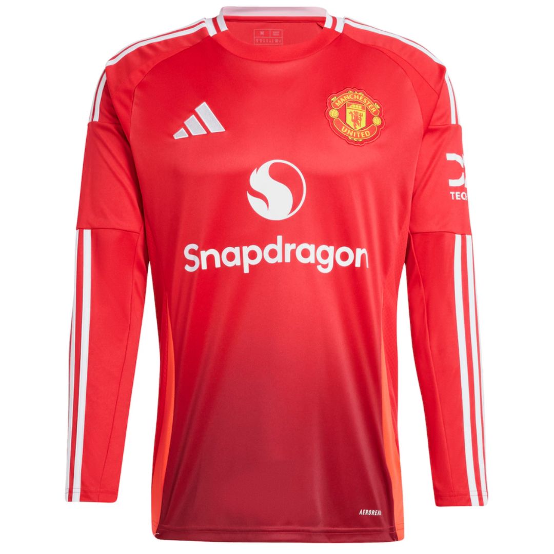 Manchester United Home Long Sleeve Jersey 