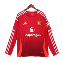 Manchester United Home Long Sleeve Jersey 