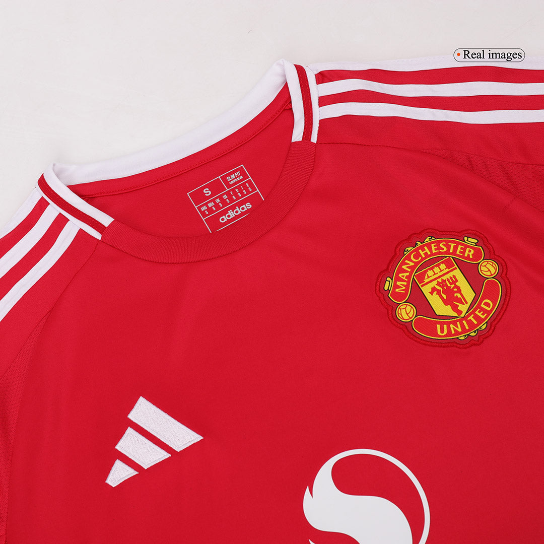 Manchester United Home Long Sleeve Jersey 