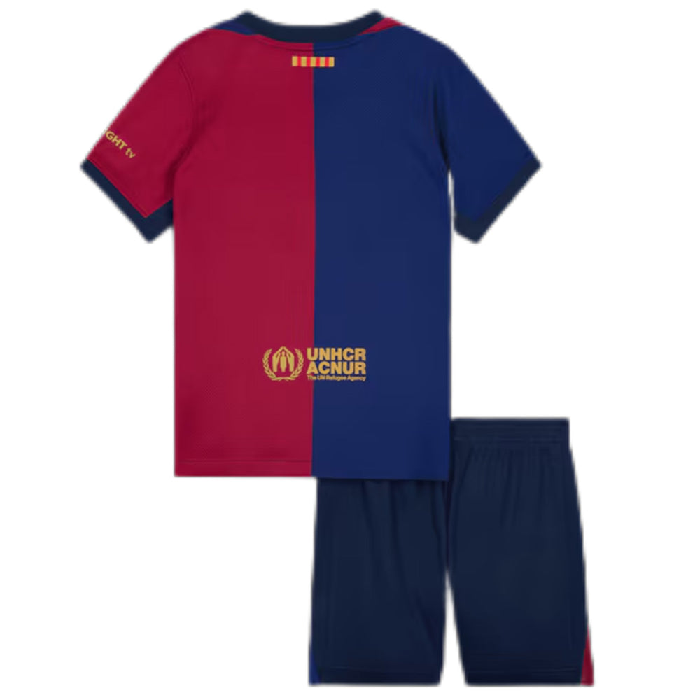 Kids Barcelona Home Jersey Kit 