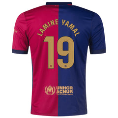LAMINE YAMAL #19 Barcelona Home Jersey 