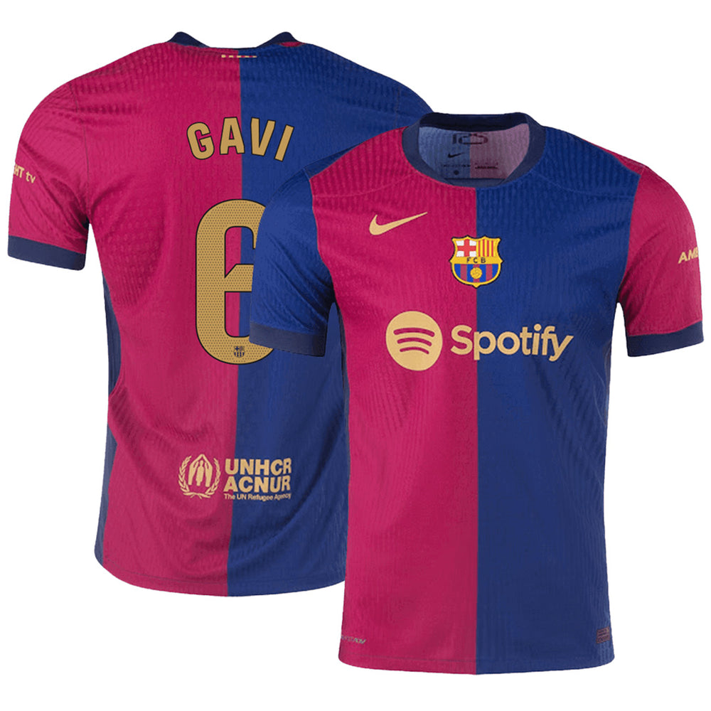 GAVI #6 Barcelona Home Match Jersey 