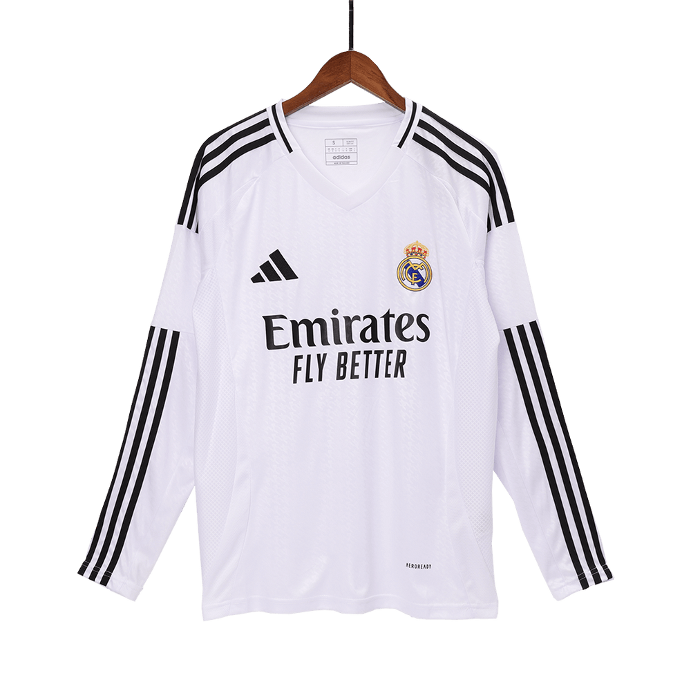 Real Madrid Home Long Sleeve Jersey 
