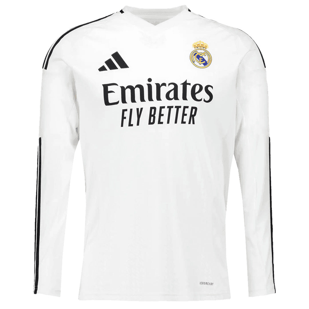 Real Madrid Home Long Sleeve Jersey 