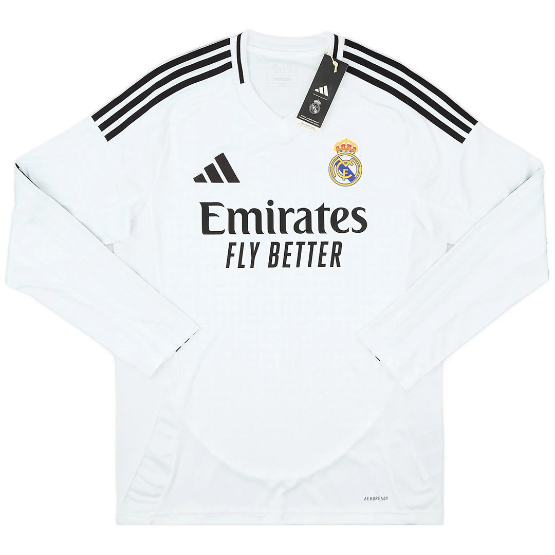Real Madrid Home Long Sleeve Jersey 
