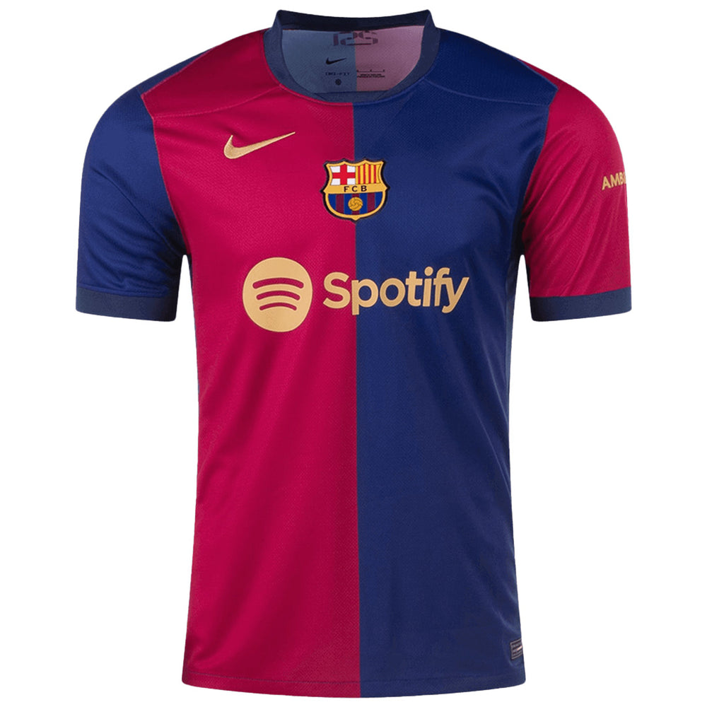 LAMINE YAMAL #19 Barcelona Home Jersey - UCL Font 