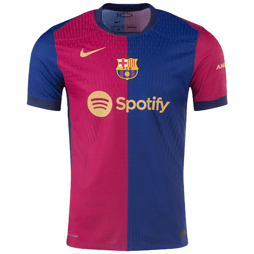 LAMINE YAMAL #19 Barcelona Home Jersey Player Version - UCL Font 
