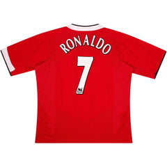 Ronaldo #7 Retro Manchester United Home Jersey 2004/06 