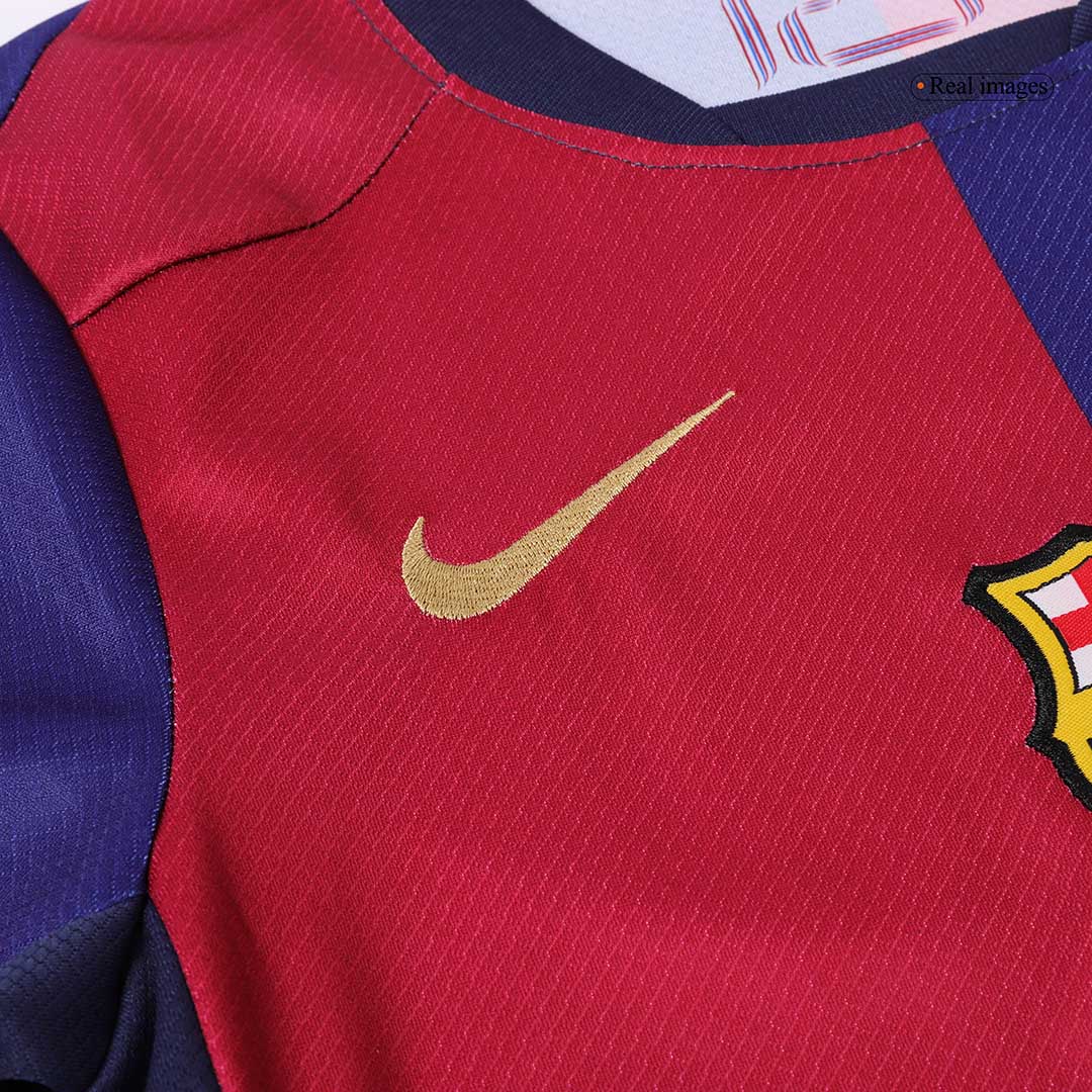 Kids Barcelona Home Spotify Logo Without Text Jersey Kit 