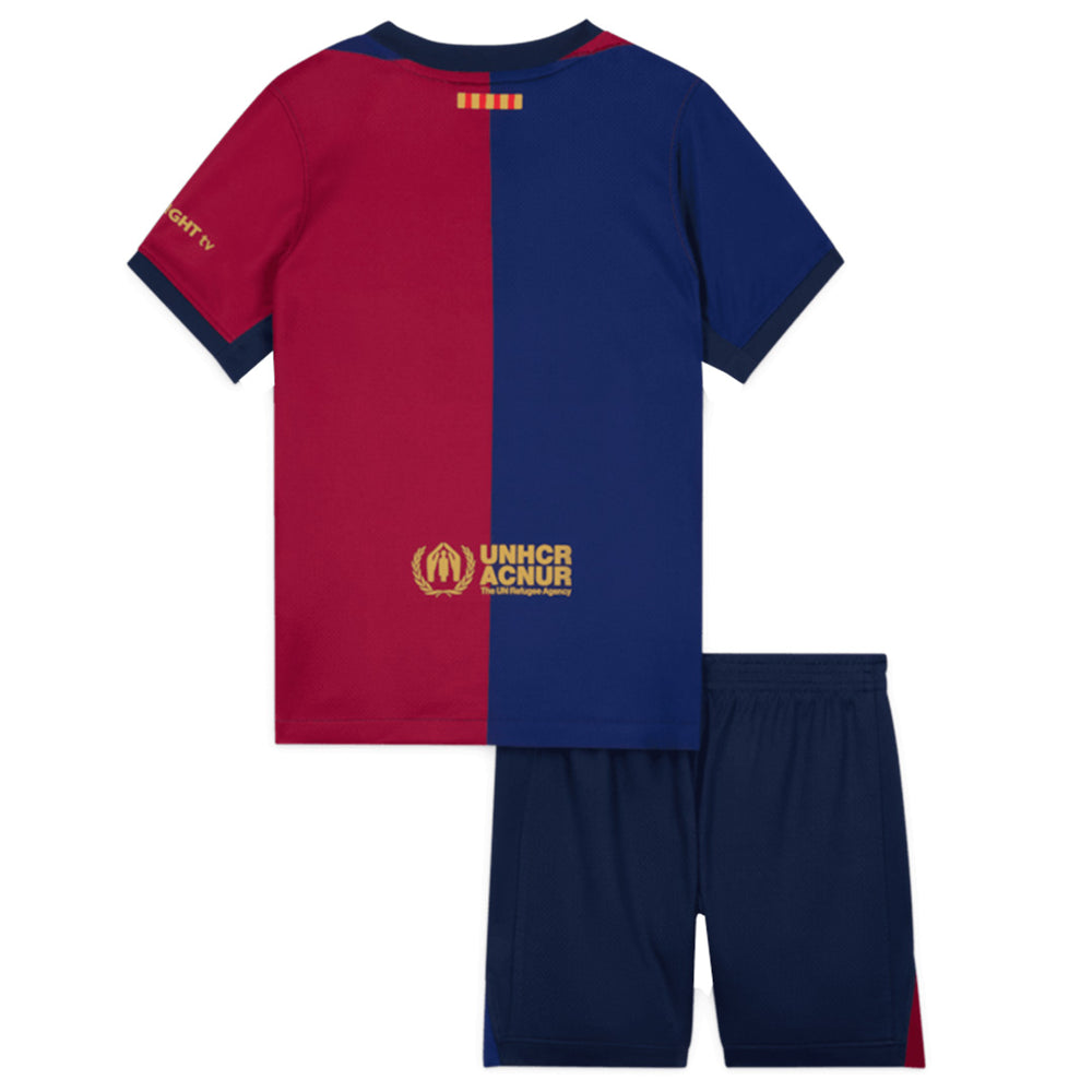 Kids Barcelona Home Spotify Logo Without Text Jersey Kit 