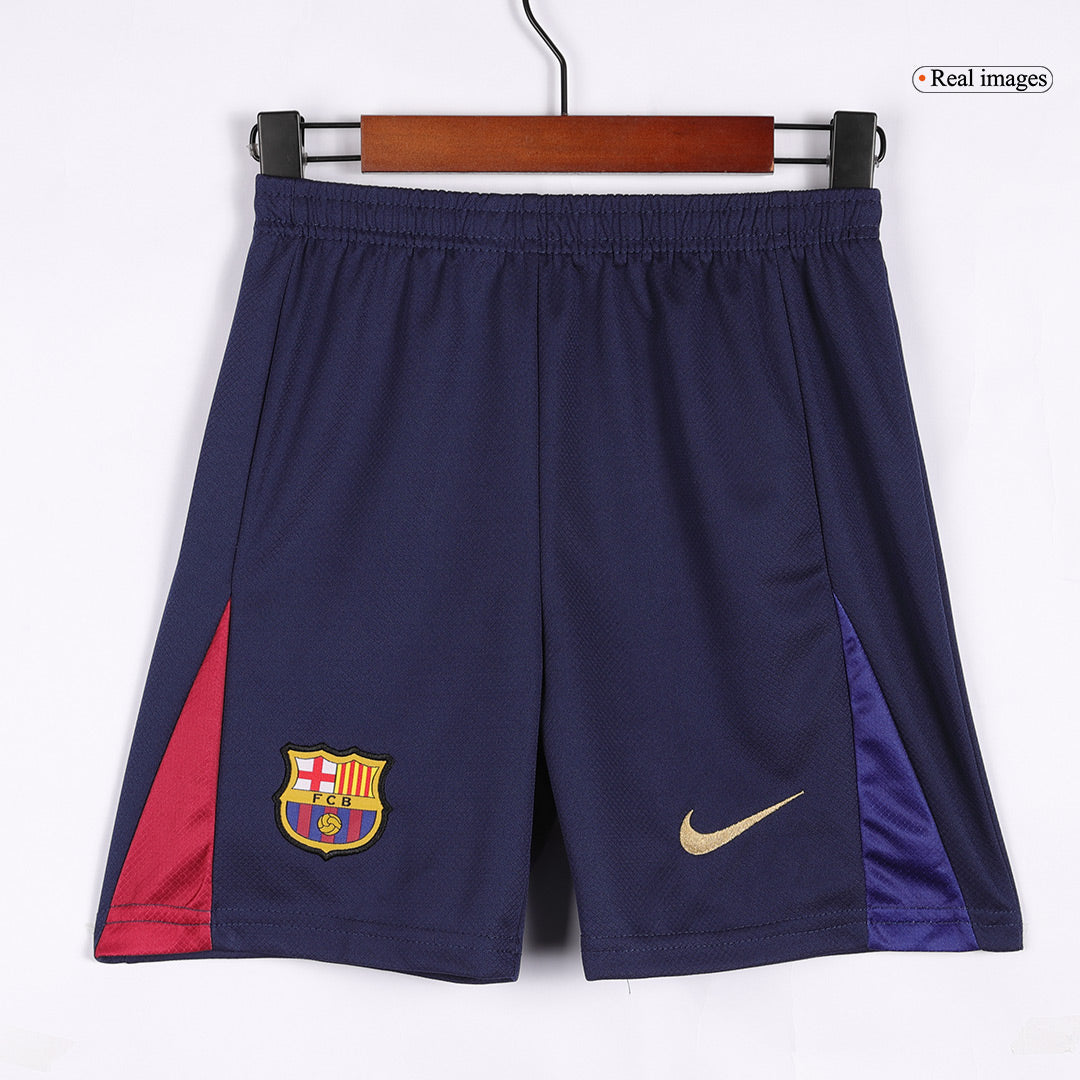 Kids Barcelona Home Spotify Logo Without Text Jersey Kit 