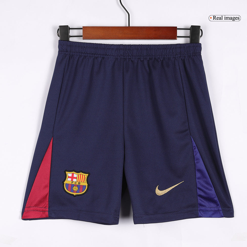 Kids Barcelona Home Spotify Logo Without Text Jersey Kit 