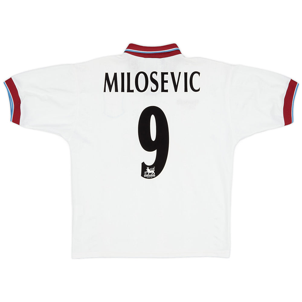 MILOSEVIC #9 Retro Aston Villa Away Jersey 1996/98 