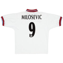 MILOSEVIC #9 Retro Aston Villa Away Jersey 1996/98 