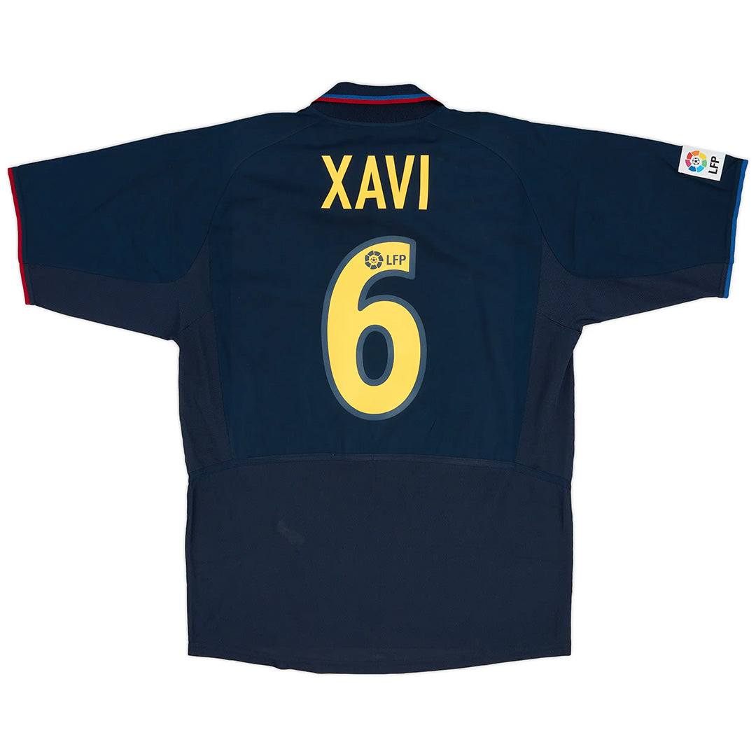 XAVI #6 Retro Barcelona Third Jersey 2002/03 