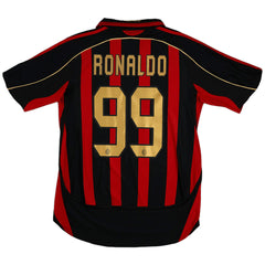 Ronaldo #99 Retro AC Milan Home Jersey 2006/07 
