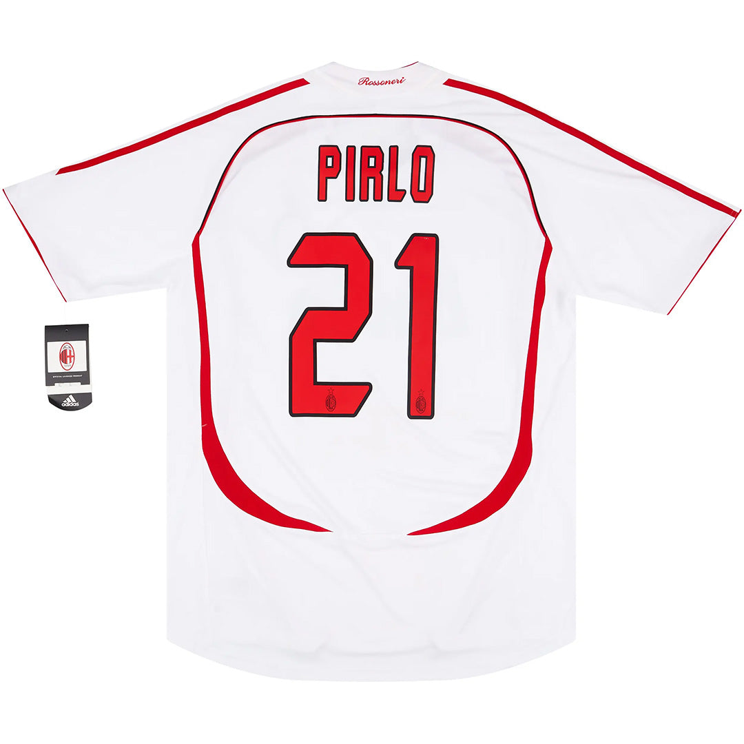 PIRLO #21 Retro AC Milan UCL Final Away Jersey 2006/07 