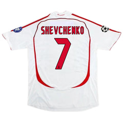 SHEVCHENKO #7 Retro AC Milan UCL Final Away Jersey 2006/07 