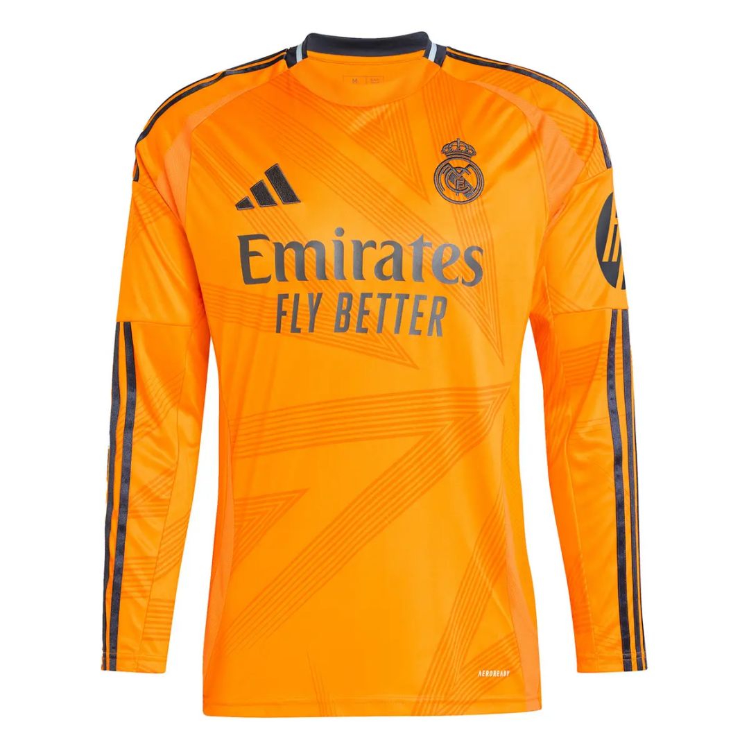 Real Madrid Away Long Sleeve Jersey 