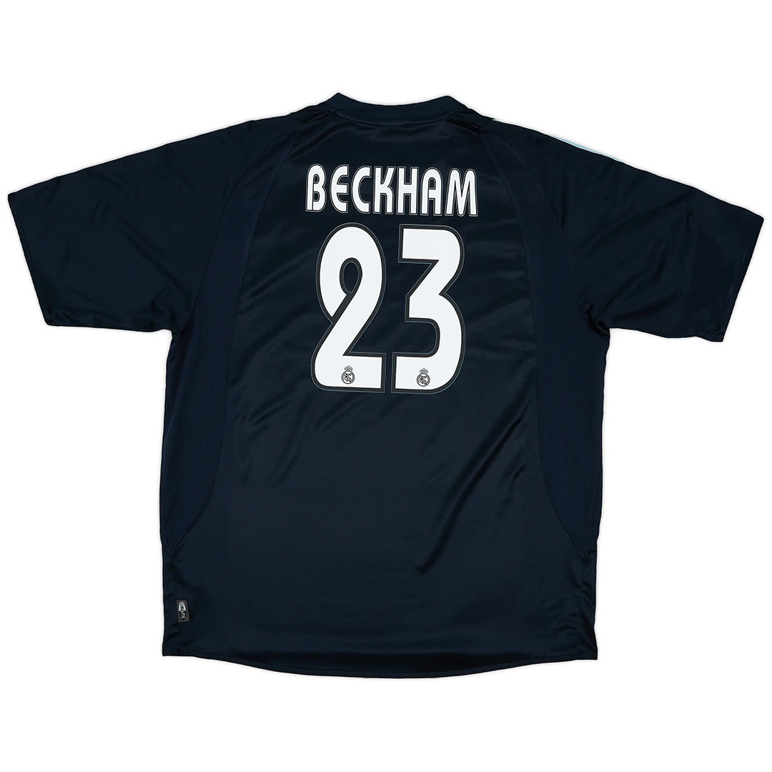 BECKHAM #23 Retro Real Madrid Away Jersey 2003/04 