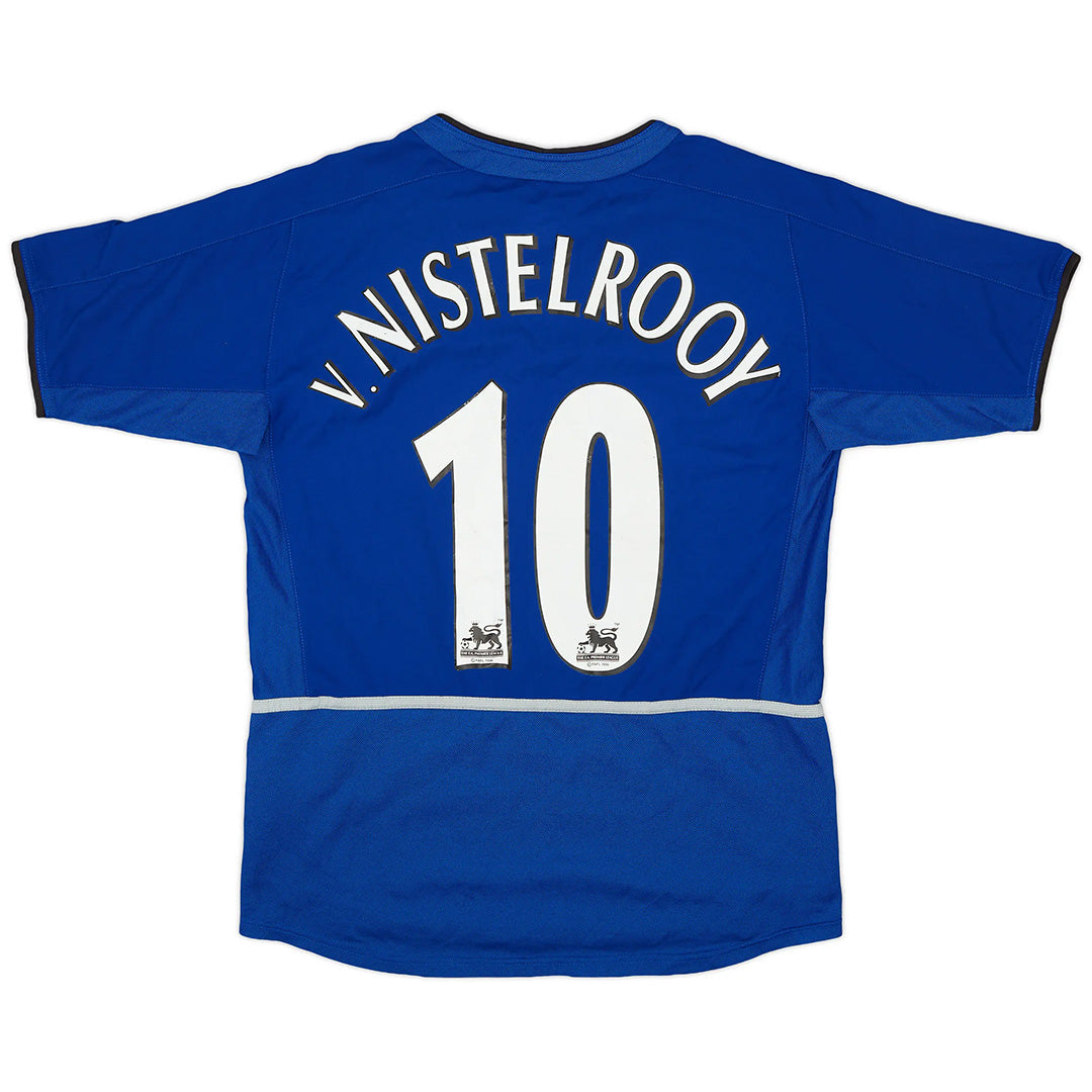 v.NISTELROOY #10 Retro Manchester United Third Jersey 2002/03 