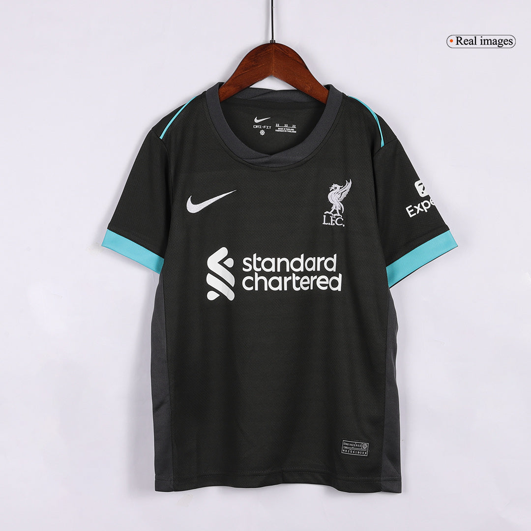 Kids Liverpool Away Jersey Kit 