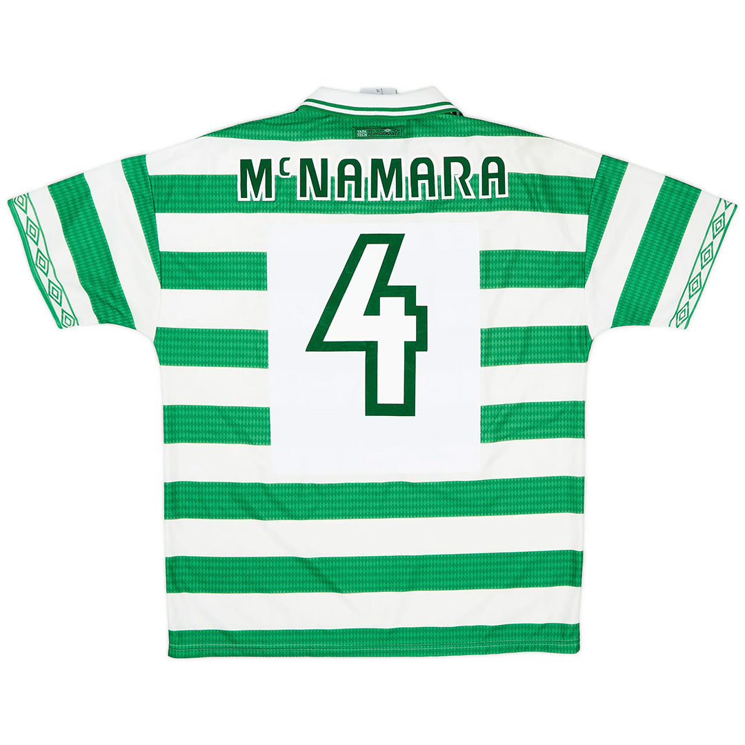 McNAMARA #4 Retro Celtic Home Jersey 1997/99 