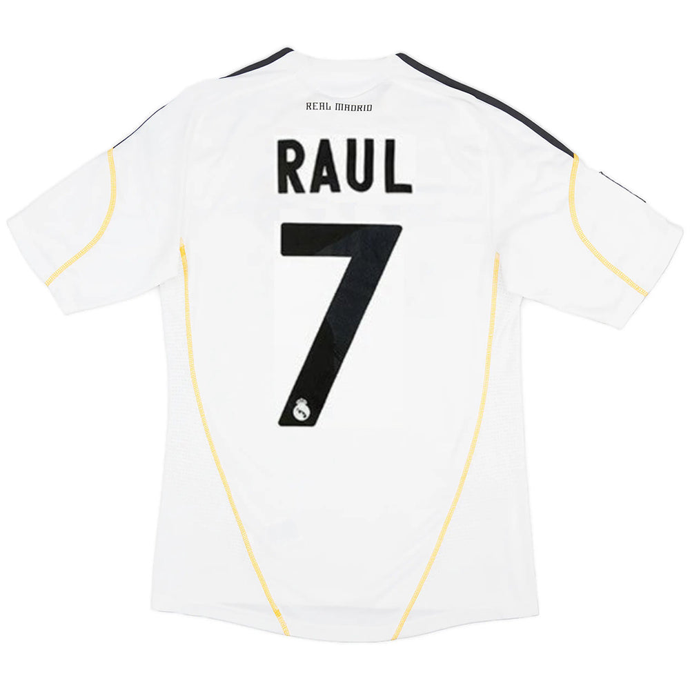 RAUL #7 Retro Real Madrid Home Jersey 2009/10 