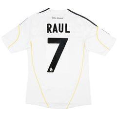 RAUL #7 Retro Real Madrid Home Jersey 2009/10 
