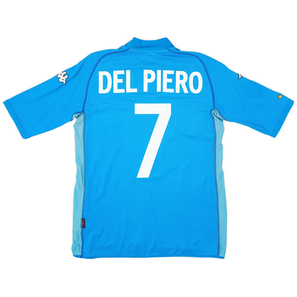 DEL PIERO #7 Retro Italy Home Jersey World Cup 2002 