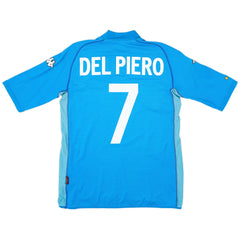 DEL PIERO #7 Retro Italy Home Jersey World Cup 2002 