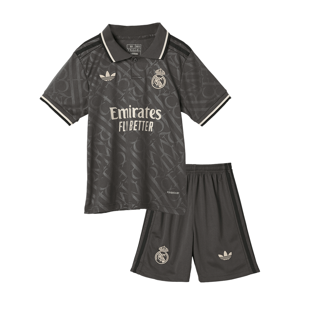 Kids Real Madrid Third Jersey Kit 