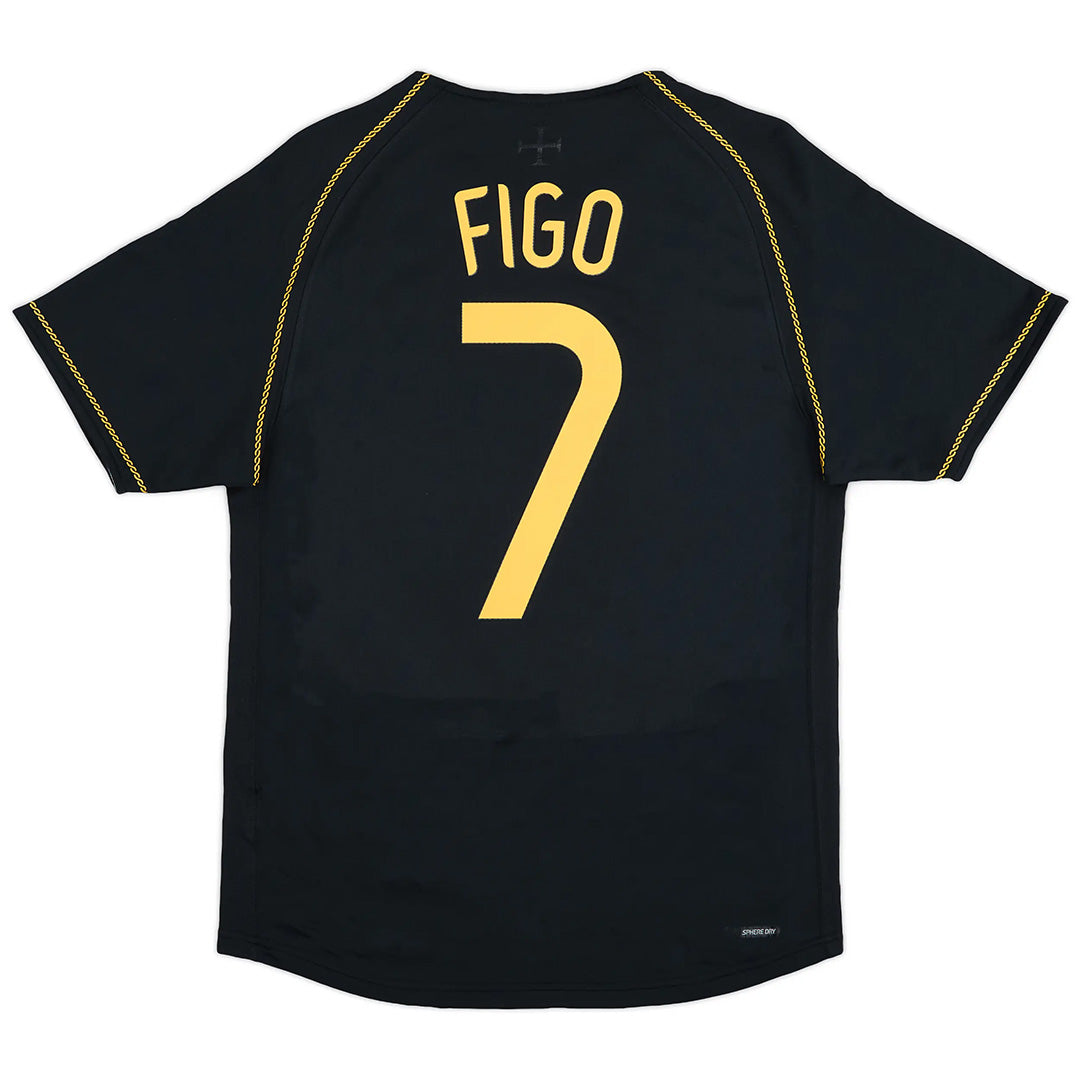 FIGO #7 Retro Portugal Away Jersey World Cup 2006 